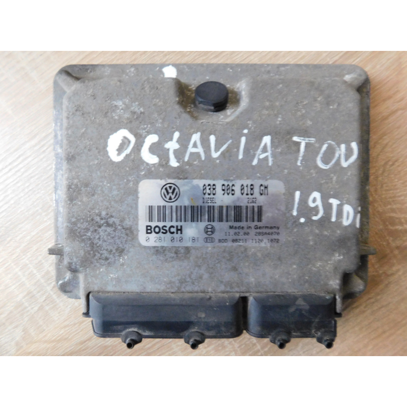 Блок управління двигуном ЕБУ. SKODA OCTAVIA  TOUR 1.9TDI.  038906018GM.