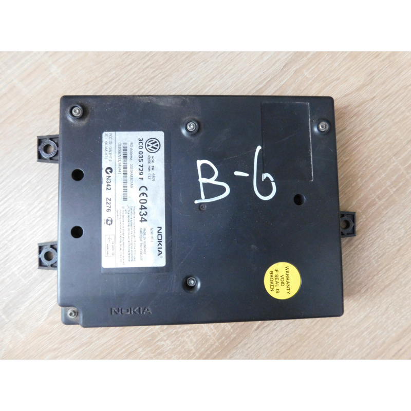 Блок керування  BLUTOOTH  NOKIA.  VW PASSAT B6. 3C0035729F.