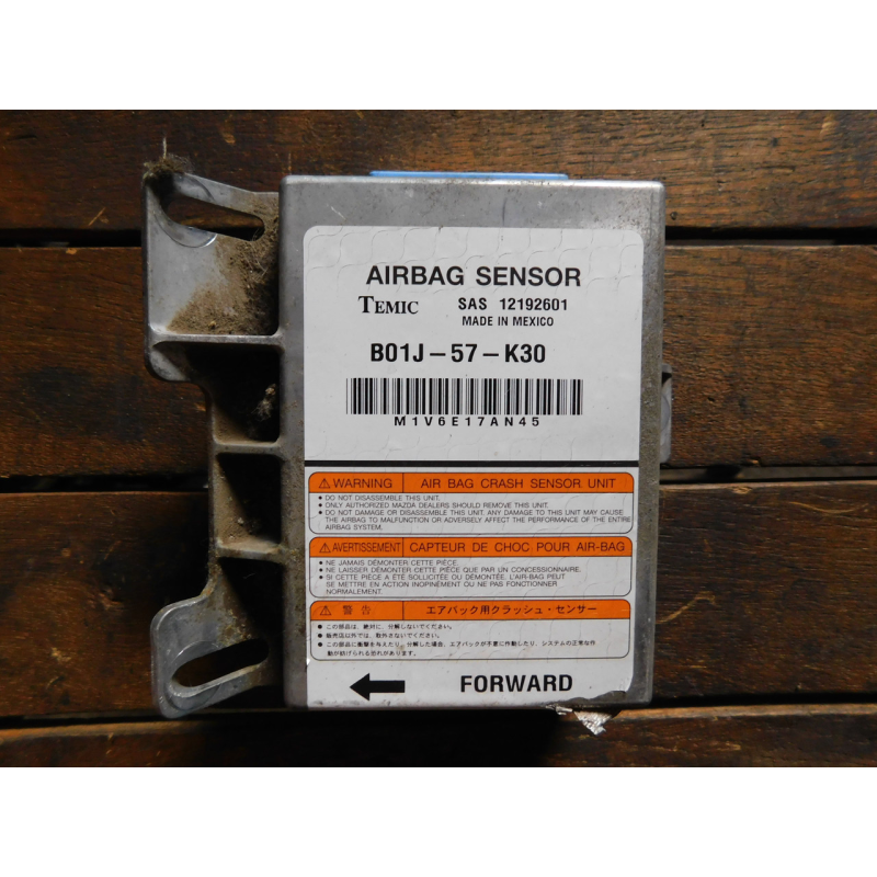 Блок керування подушками безпекі  AIRBAG  MAZDA323.  B01J-57-K30.