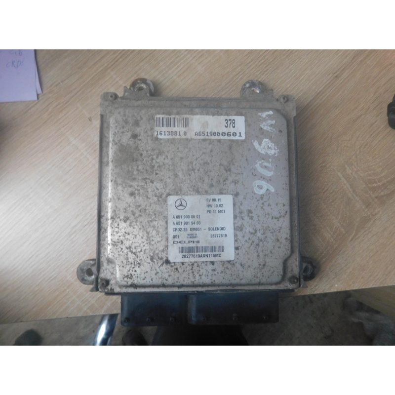 Блок керування двигуном  MERCEDES SPRINTER 2.2 W906. A6519019400/  A6519000601